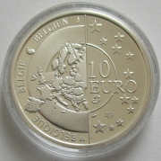 Belgien 10 Euro 2005 Europastern 60 Jahre Zweiter Weltkrieg