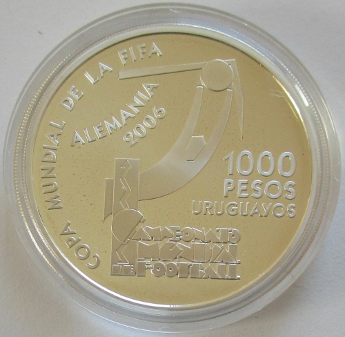 Uruguay 1000 Pesos 2004 Fußball-WM in Deutschland Torwart