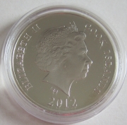 Cook Islands 10 Dollars 2012 Football World Cup in Brazil Silver