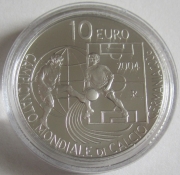 San Marino 5 + 10 Euro 2004 Football World Cup in Germany Silver