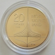 Kanada 5 Dollars + Norwegen 20 Kroner 1999 1000 Jahre Vinland