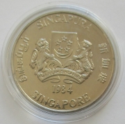 Singapur 10 Dollars 1984 Lunar Ratte BU