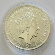 United Kingdom 2 Pounds 2021 Britannia 1 Oz Silver