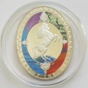 Tokelau 5 Dollars 2014 Lunar Pferd Fünf Elemente