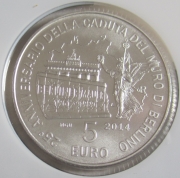 San Marino 5 Euro 2014 25 Jahre Fall der Berliner Mauer