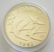 Estland 100 Krooni 1992 Einführung der Krone