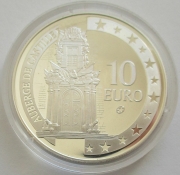 Malta 10 Euro 2008 Eurostar Auberge de Castille Silver