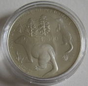 San Marino 1000 Lire 1993 Wildlife Polecat Silver