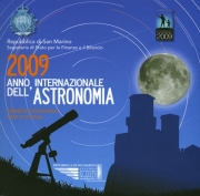 San Marino Coin Set 2009 Jahr der Astronomie