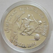 Andorra 10 Diners 1989 Football World Cup in Italy Tackling Silver