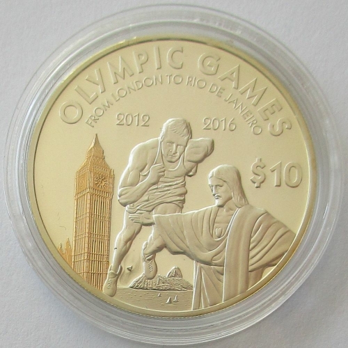 Cook-Inseln 10 Dollars 2013 Olympia Rio de Janeiro