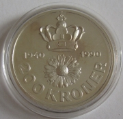 Dänemark 200 Kroner 1990 Dronning Margrethe II.