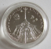 Denmark 200 Kroner 1992 Silver Wedding 1 Oz Silver