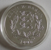 Estonia 100 Krooni 1996 100 Years Olympics Silver Proof