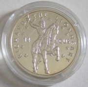 Gibraltar 14 ECU 1995 Richard the Lionheart Silver