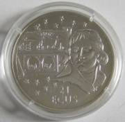 Gibraltar 21 ECU 1993 Channel Tunnel Design Silver