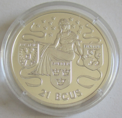 Gibraltar 21 ECU 1995 EU-Erweiterung