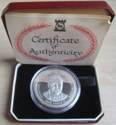 Isle of Man 1 Crown 1974 Winston Churchill Silver