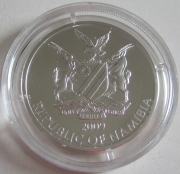 Namibia 10 Dollars 2009 Emperor Friedrich III Silver