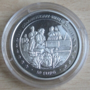 Isle of Man 10 Euro 1997 Composers Franz Schubert Silver