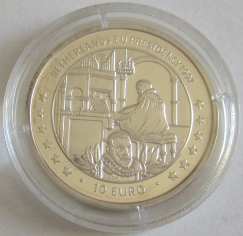 Isle of Man 10 Euro 1997 Komponisten Jan Pieterszoon Sweelinck