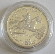 Isle of Man 10 Euro 1998 Myth & Legends Manannan Silver