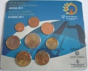 Greece Coin Set 2011 Special Olympics Bull