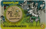 Belgien 5 Euro 2022 70 Jahre Marsupilami Koloriert