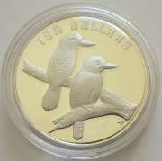 Australien 10 Dollars 1989 Tiere Kookaburra