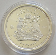Grenada 2 Dollars 2021 EC8 Coat of Arms 1 Oz Silver
