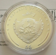 Palau 5 Dollars 2009 Our Lady of the Gate of Dawn Silver