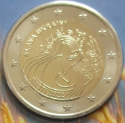 Estonia 2 Euro 2022 Freedom to Ukraine BU