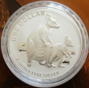 Australia 1 Dollar 2011 Kangaroo 1 Oz Silver