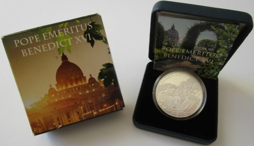 Togo 500 Francs 2013 Pope Benedict XVI Silver