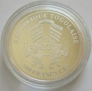 Togo 500 Francs 2013 Pope Benedict XVI Silver