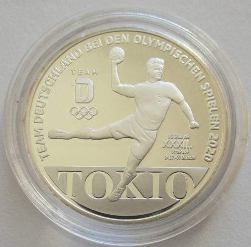 Medal 2020 Olympics Tokyo Handball Silver