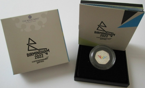 Großbritannien 50 Pence 2022 Commonwealth Games in Birmingham PP