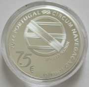 Portugal 7.50 Euro 2022 500 Years Circumnavigation Silver Proof