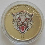 Sierra Leone 1 Dollar 2001 Tiere Gepard