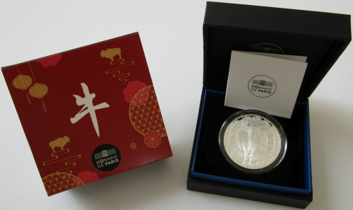 Frankreich 10 Euro 2021 Lunar II Ochse