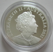 Australia 5 Dollars 2021 100 Years Rotary 1 Oz Silver