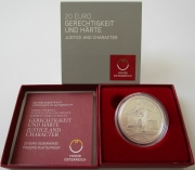 Austria 20 Euro 2017 Maria Theresa Justice & Character 2/3 Oz Silver