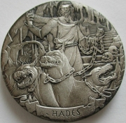 Cook Islands 2 Dollars 2017 Gods of Olympus Hades 2 Oz Silver