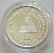 Nicaragua 10000 Cordobas 1990 500 Jahre Amerika Santa Maria