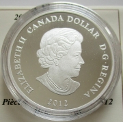 Canada 1 Dollar 2012 25 Years Loonie Two Loons 1 Oz Silver