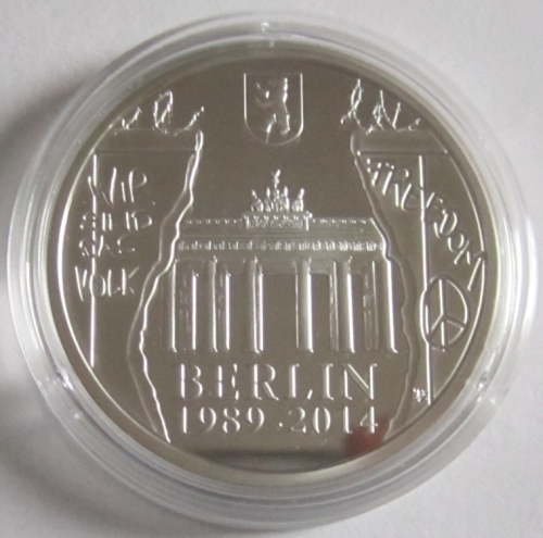 Belgien 20 Euro 2014 25 Jahre Fall der Berliner Mauer (lose)