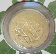 Spain 2 Euro 2022 UNESCO Garajonay National Park Proof