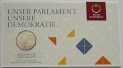 Austria 5 Euro 2022 Democracy Silver BU