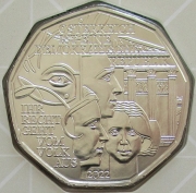 Austria 5 Euro 2022 Democracy Silver BU