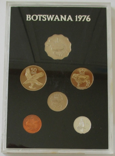 Botswana Proof Coin Set 1976